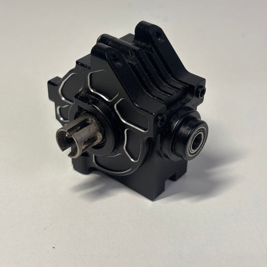 Black Alloy Rear Gearbox Case Housing Spool Diff Yokomo DP FRD