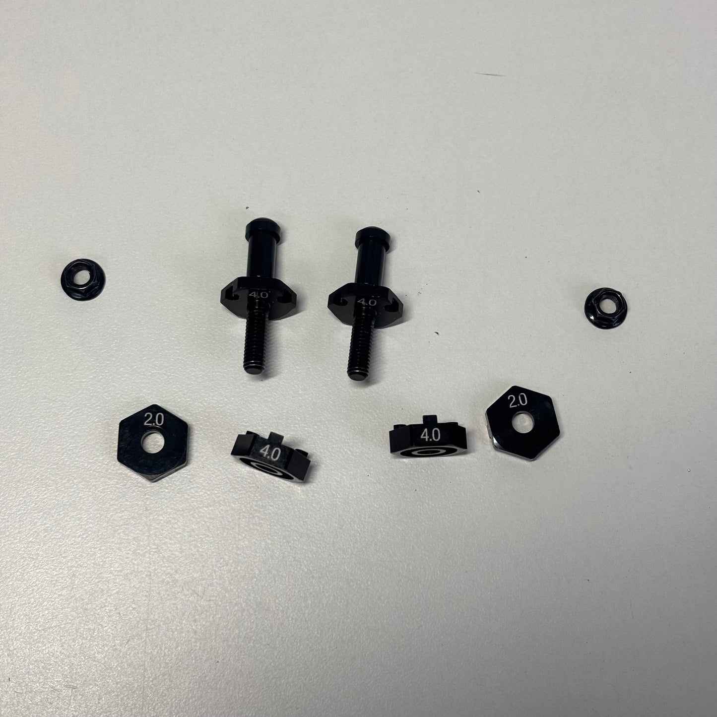 Reve D Front Adjustable Axes Black Alloy 4/6/8mm