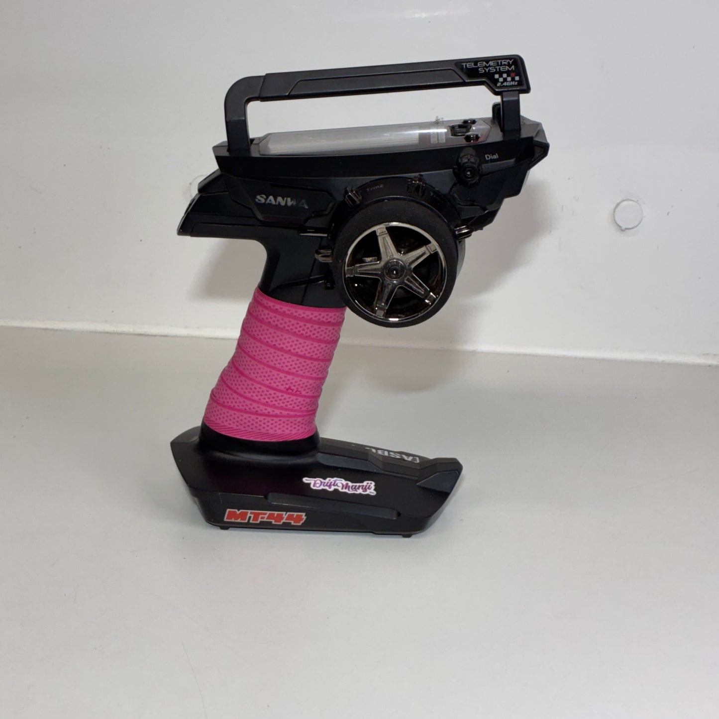 Sanwa MT-44 Controller & RX-482 Receiver Pink Grip Boxed