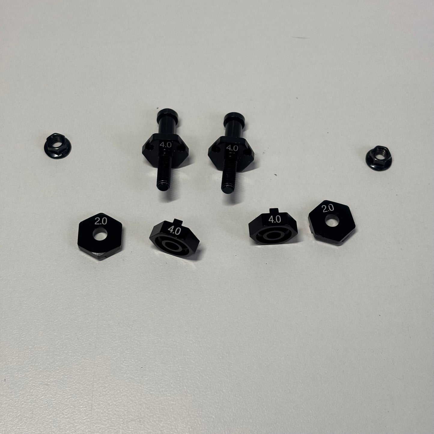Reve D Front Adjustable Axes Black Alloy 4/6/8mm