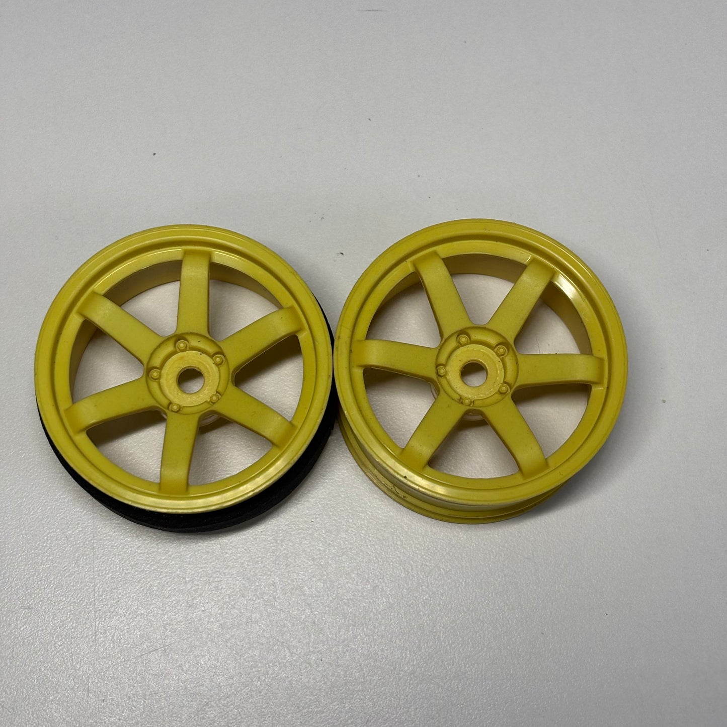 7mm Yellow Wheels TE37