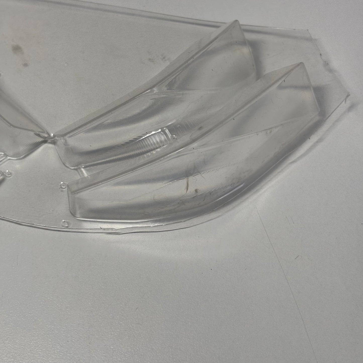 Lexan Clear Unpainted Bumper Conards Splitter Trim Corner