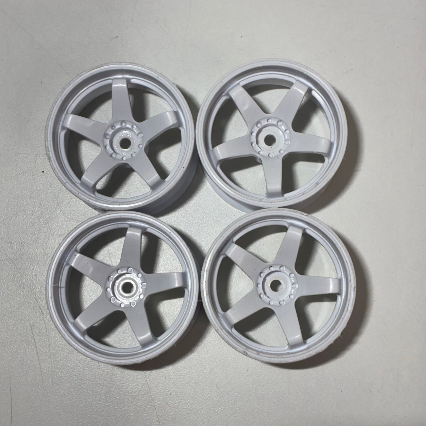 Lab Gold Dot High Traction White Wheels Offset 8mm