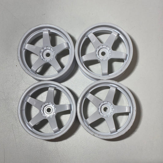 Lab Gold Dot High Traction White Wheels Offset 8mm