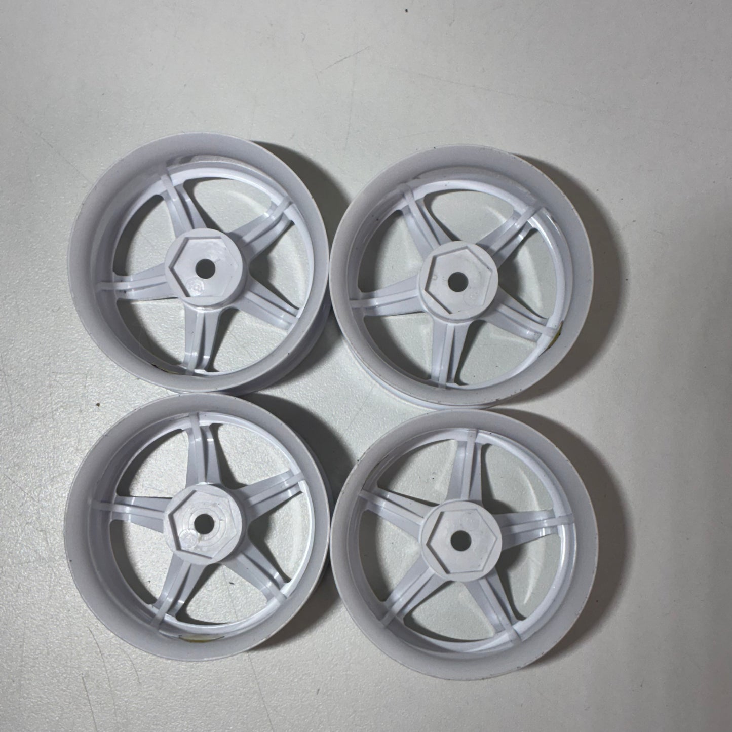 Lab Gold Dot High Traction White Wheels Offset 8mm