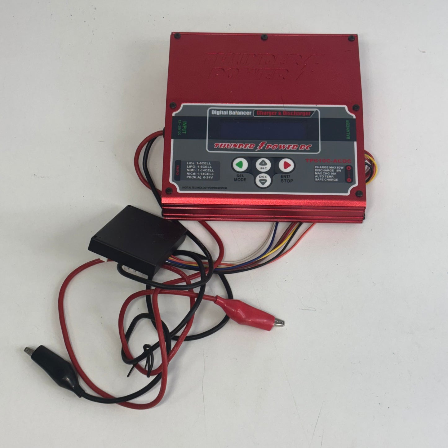 Thunder Power Charger Red 80w Lipo Max 10A