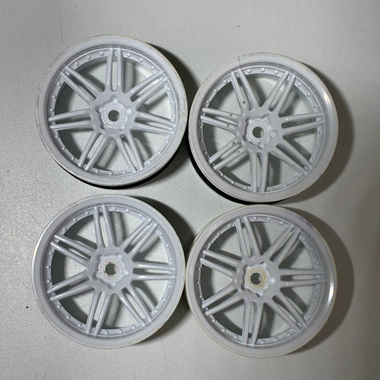 MST White Wheels Offset 8mm
