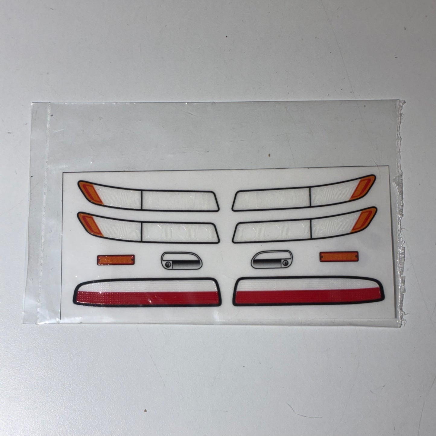 Nissan PS13 Headlight Rear Light Drift Car Decal Set