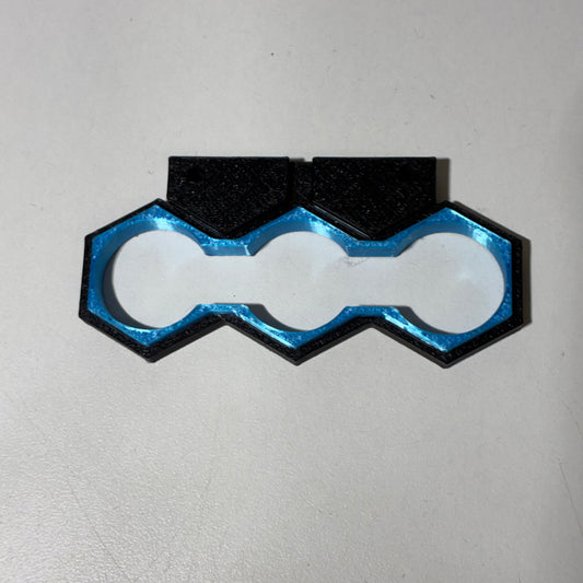 3D Printed Blue Black Rear Chassis Handle
