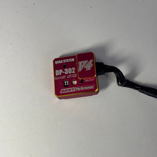 Yokomo V4 Red AlloyQuad System DP-302 Gyro