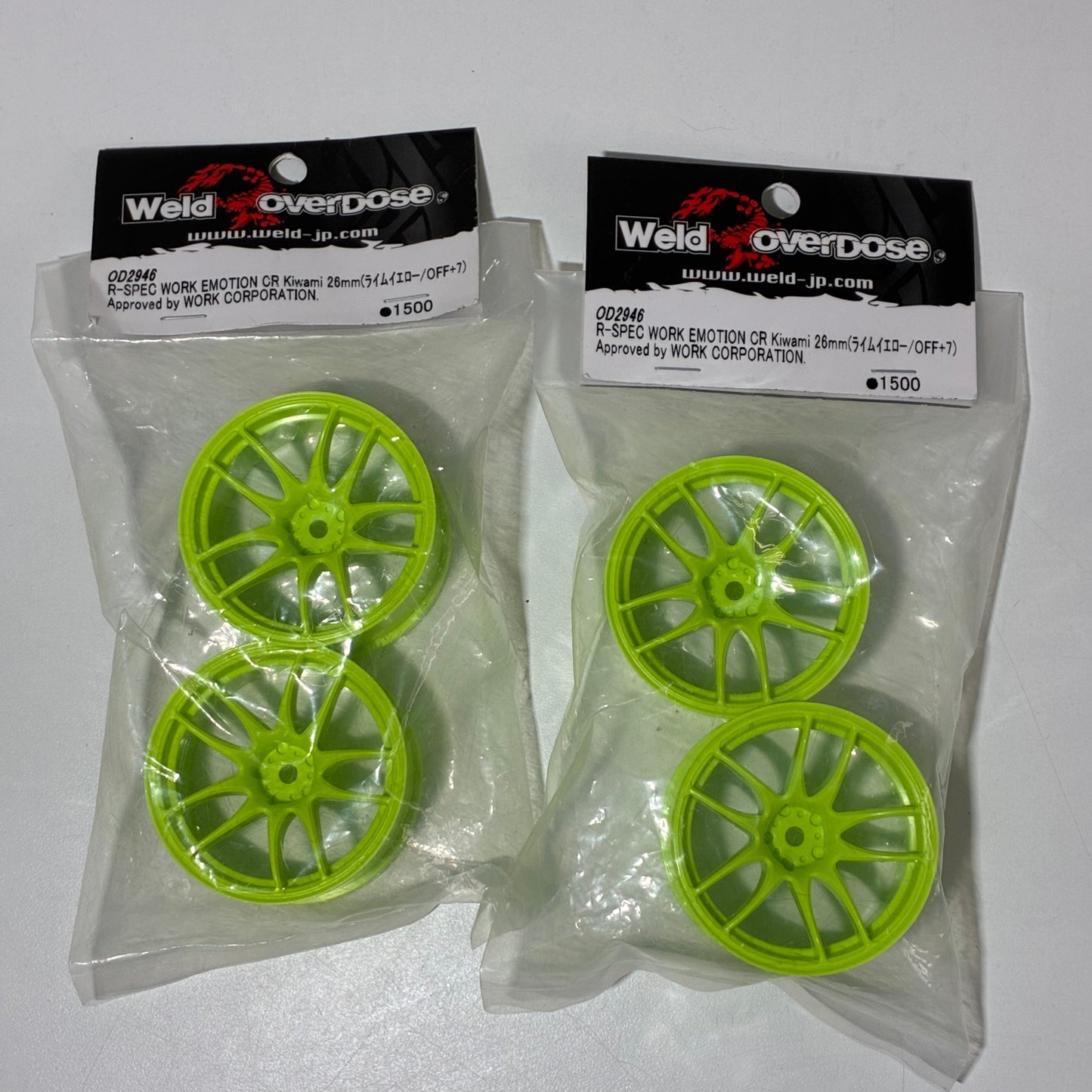 Overdose 0D2946 R-Spec Work Emotion CR Kiwami 26mm OFF+7
