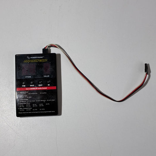 Hobbywing Program Card 10BL120