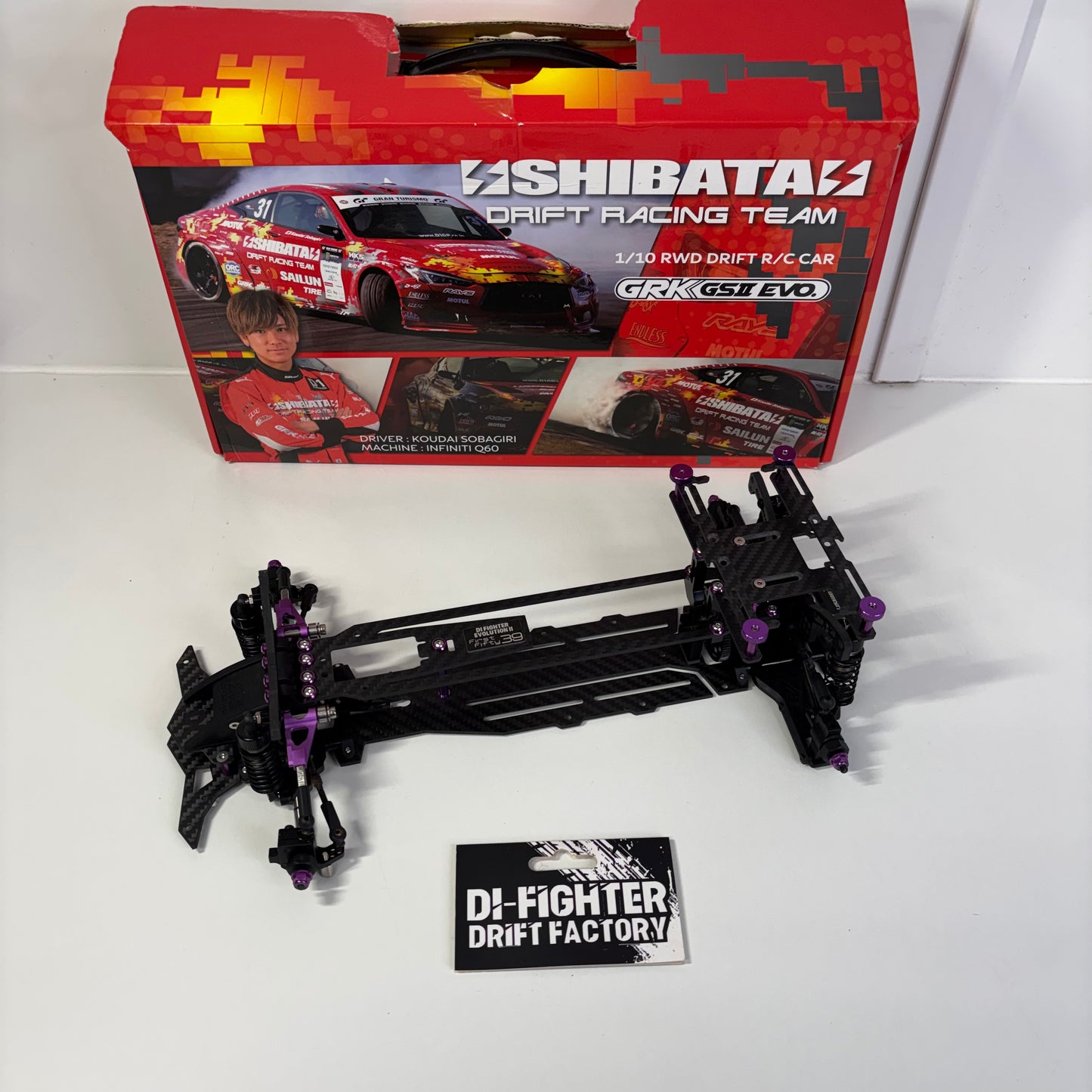 D1 Fighter Shibata GRK GS2 RWD Drift Chassis Boxed