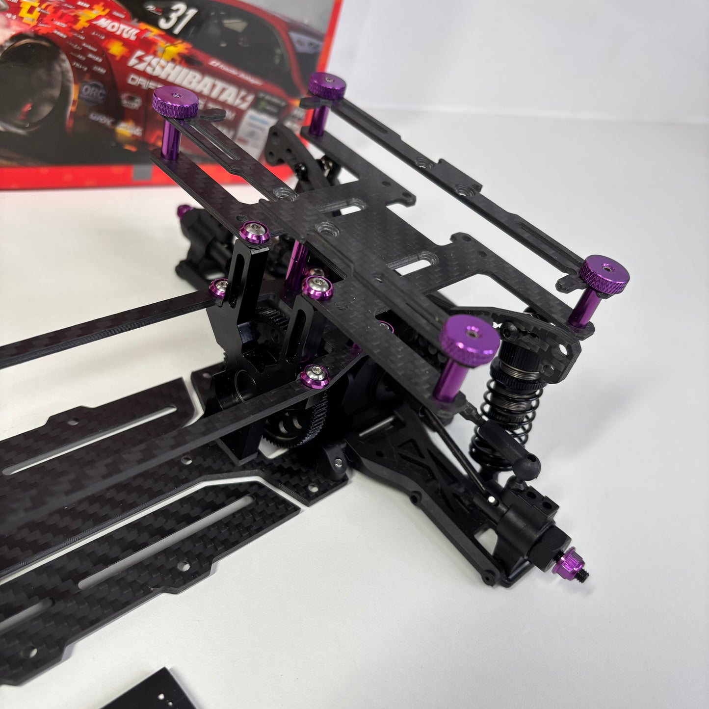 D1 Fighter Shibata GRK GS2 RWD Drift Chassis Boxed