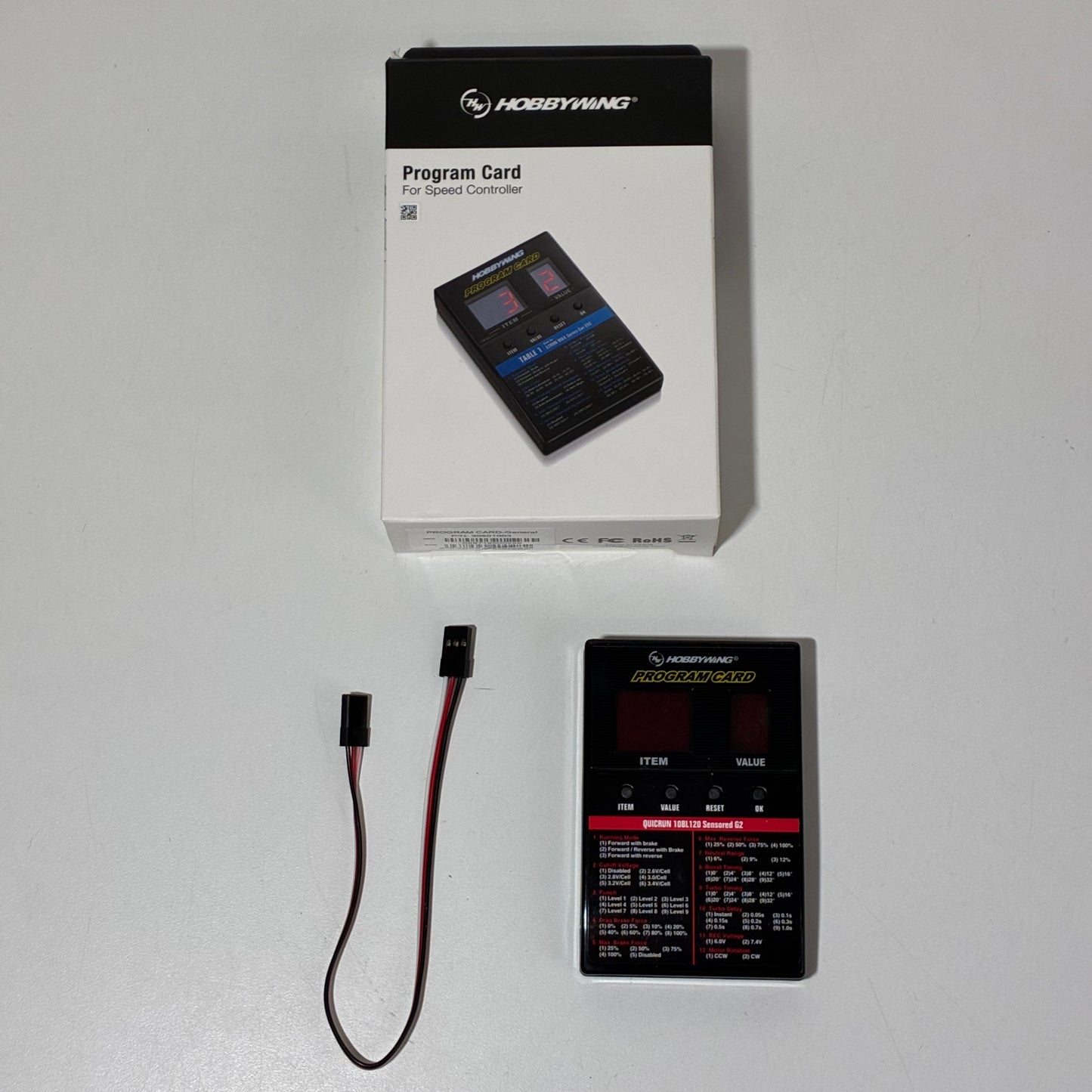 Hobbywing Program Card For Speed Controller 10BL120