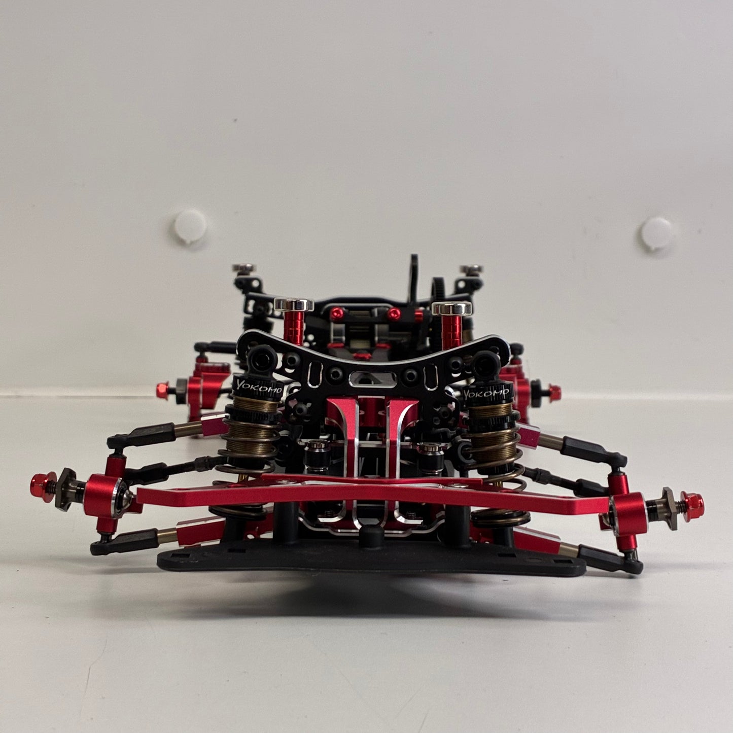 Yokomo SD 3.0 Chassis Full Hop Up Chassis Black Red Alloy Carbon