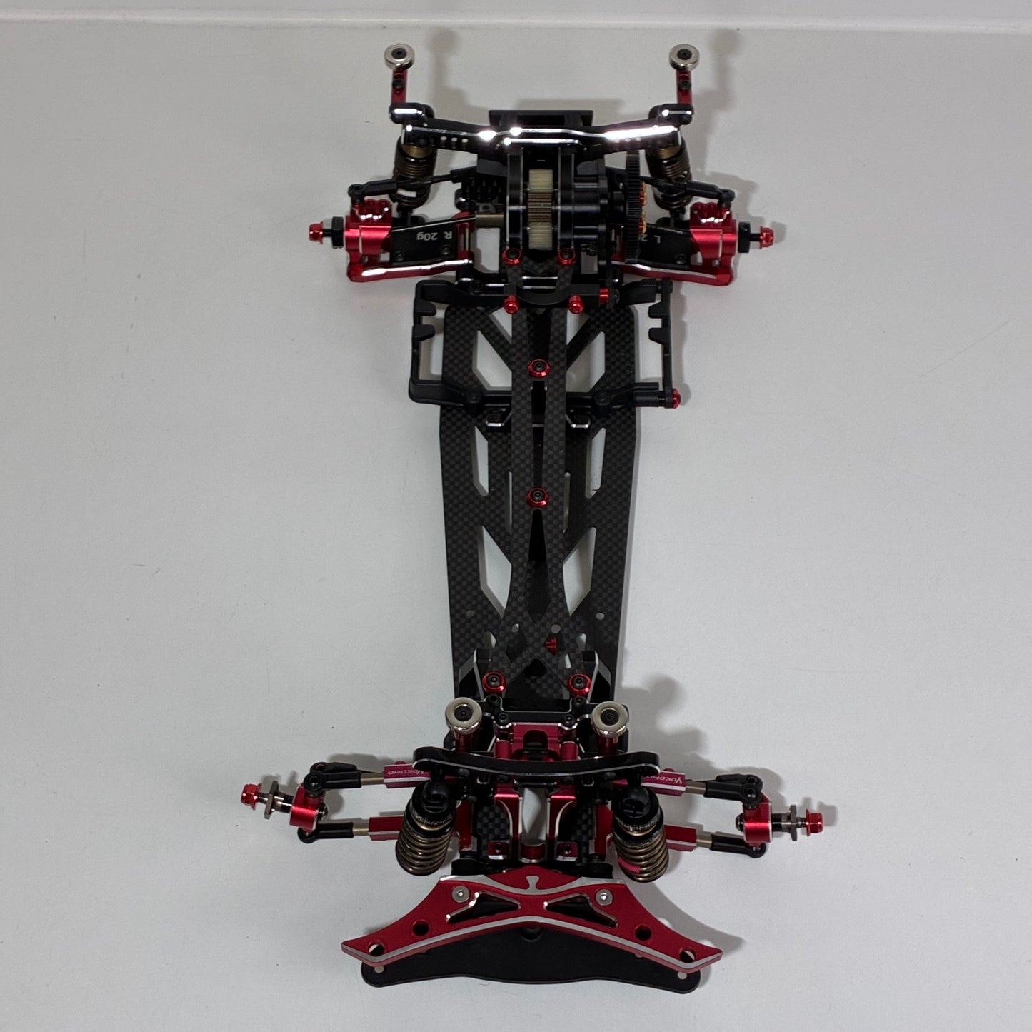 Yokomo SD 3.0 Chassis Full Hop Up Chassis Black Red Alloy Carbon