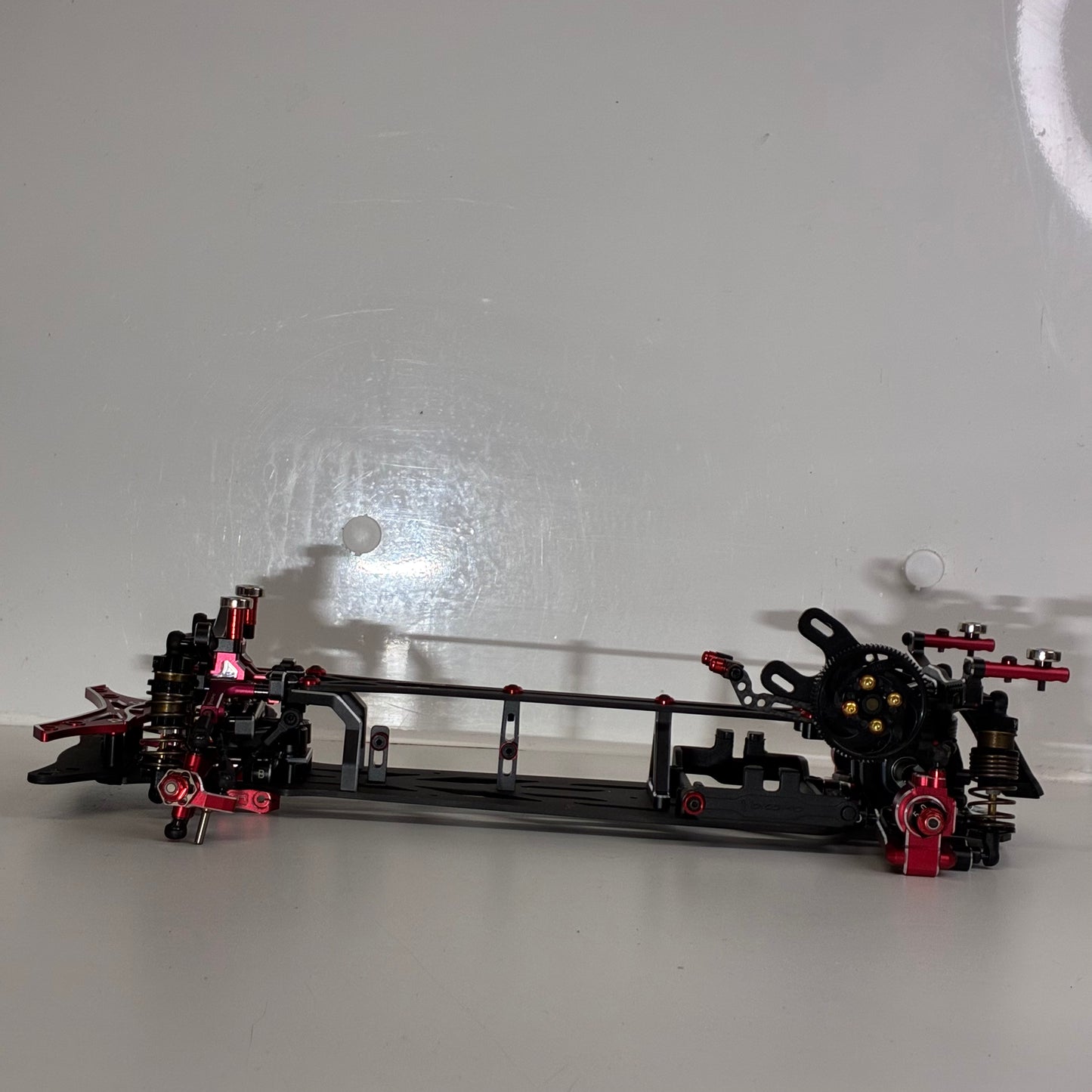 Yokomo SD 3.0 Chassis Full Hop Up Chassis Black Red Alloy Carbon