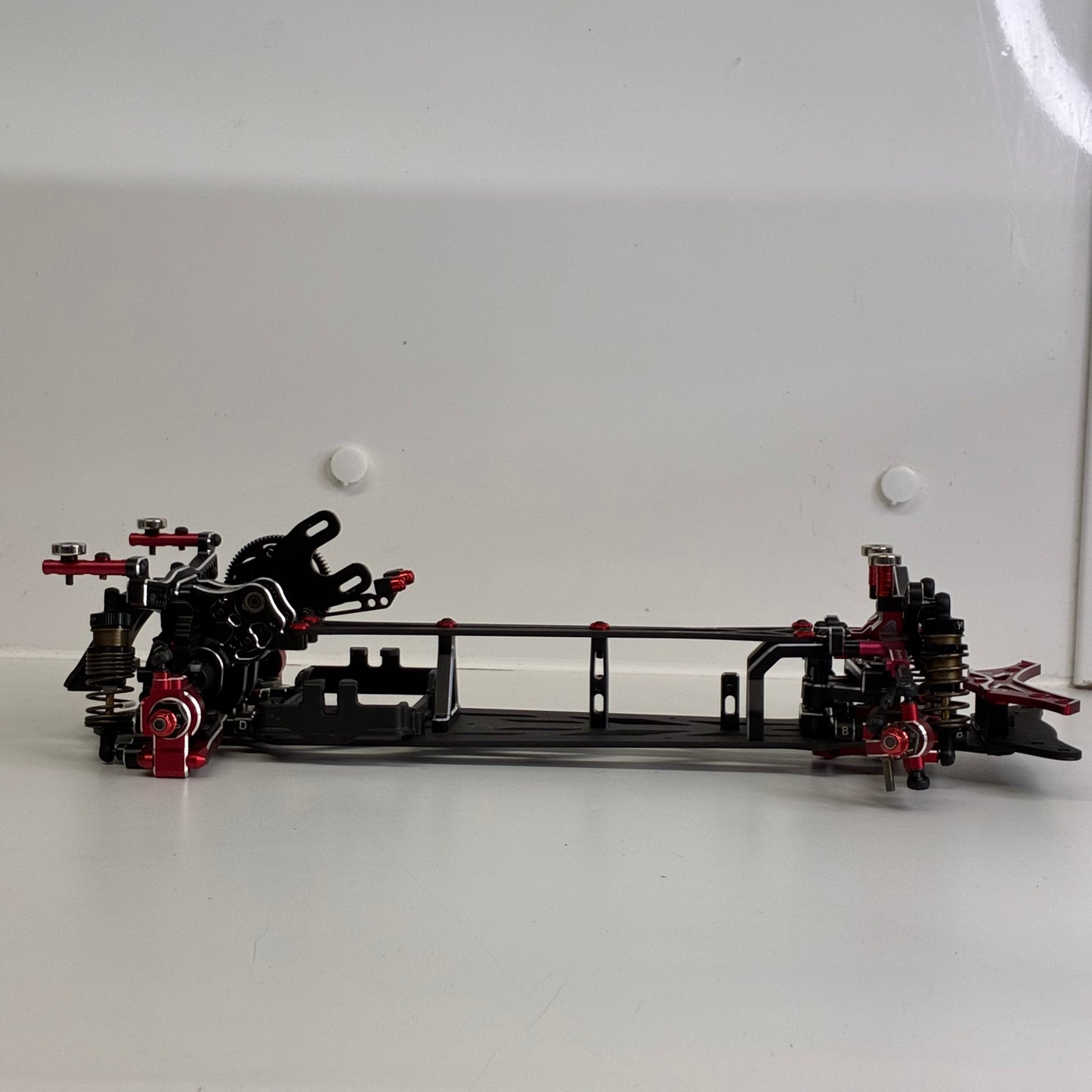Yokomo SD 3.0 Chassis Full Hop Up Chassis Black Red Alloy Carbon