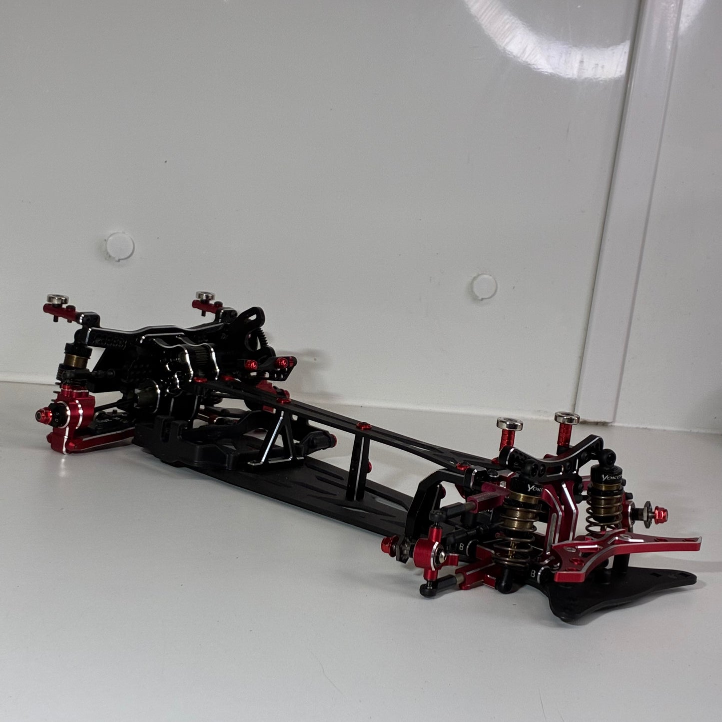 Yokomo SD 3.0 Chassis Full Hop Up Chassis Black Red Alloy Carbon
