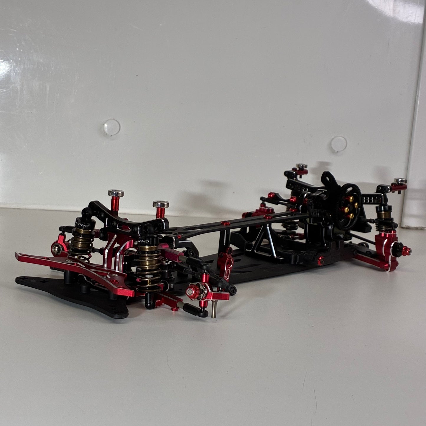 Yokomo SD 3.0 Chassis Full Hop Up Chassis Black Red Alloy Carbon
