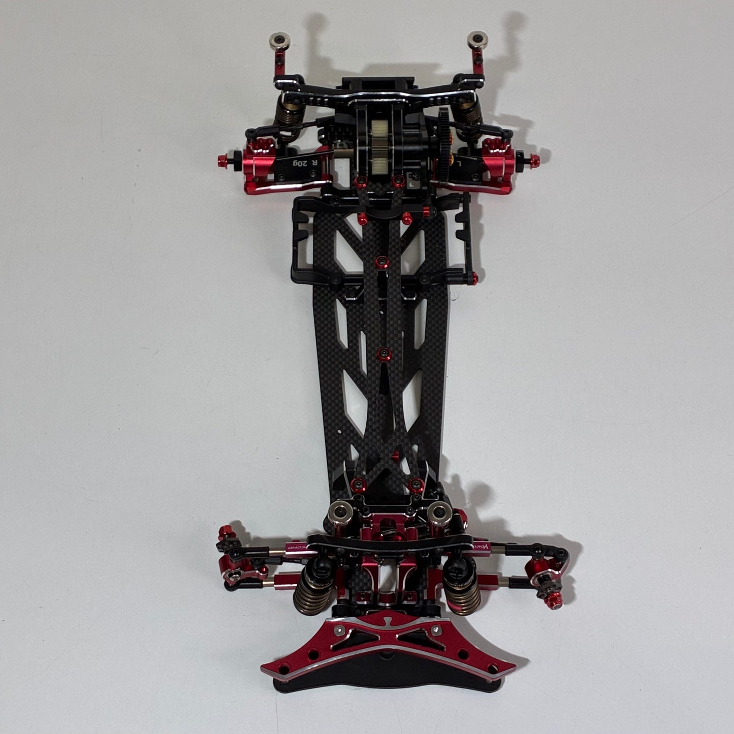 Yokomo SD 3.0 Chassis Full Hop Up Chassis Black Red Alloy Carbon