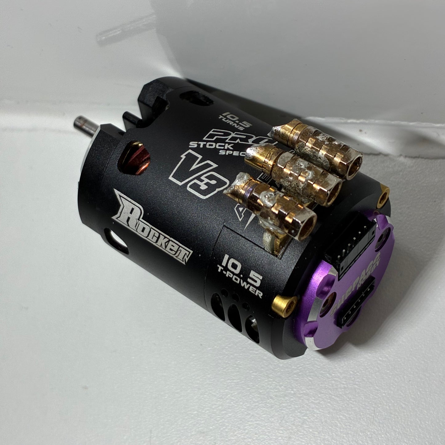 Rocket V3 10.5T Motor Black Purple
