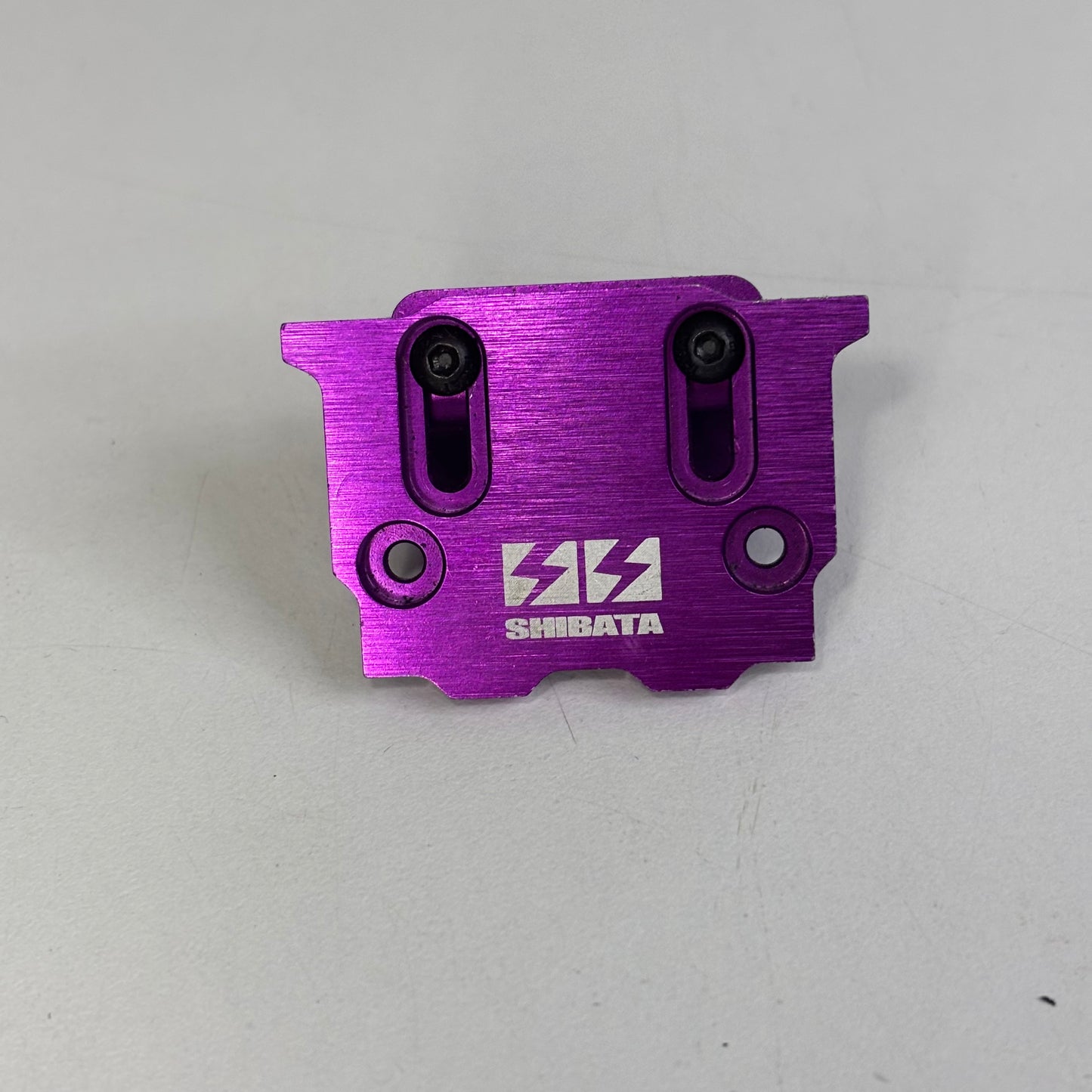 Shibata GRK Purple Alloy Rear ESC Mount