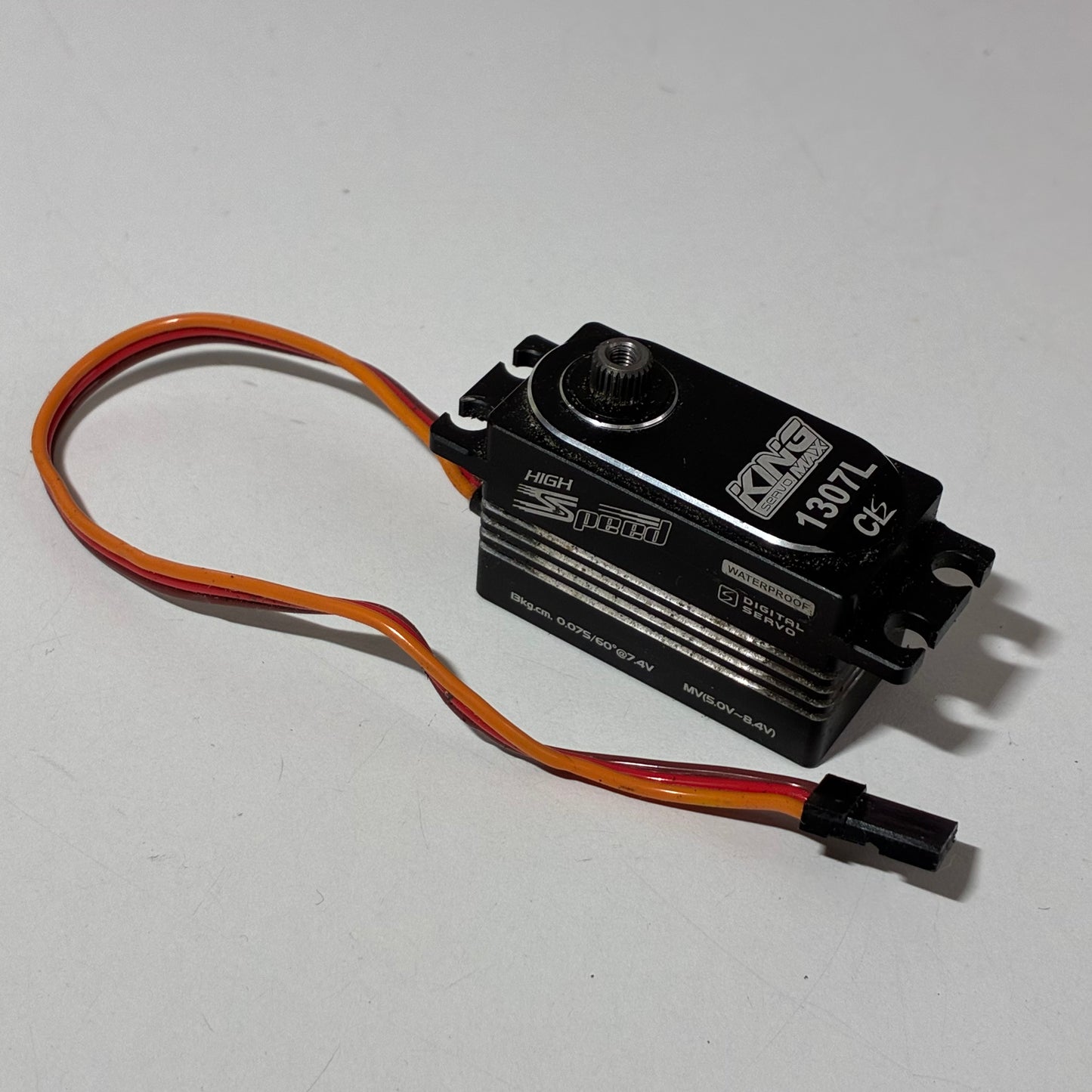 King Max 1307L High Speed Digital Servo Black Alloy