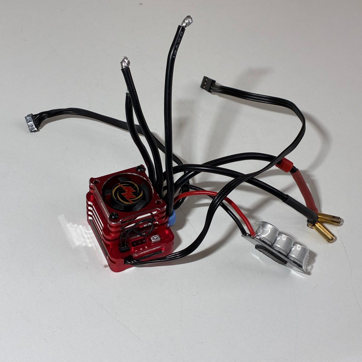 Hobbywing XeRun XD10 Pro Brushless 2S Red Alloy (BLACK WIRES)