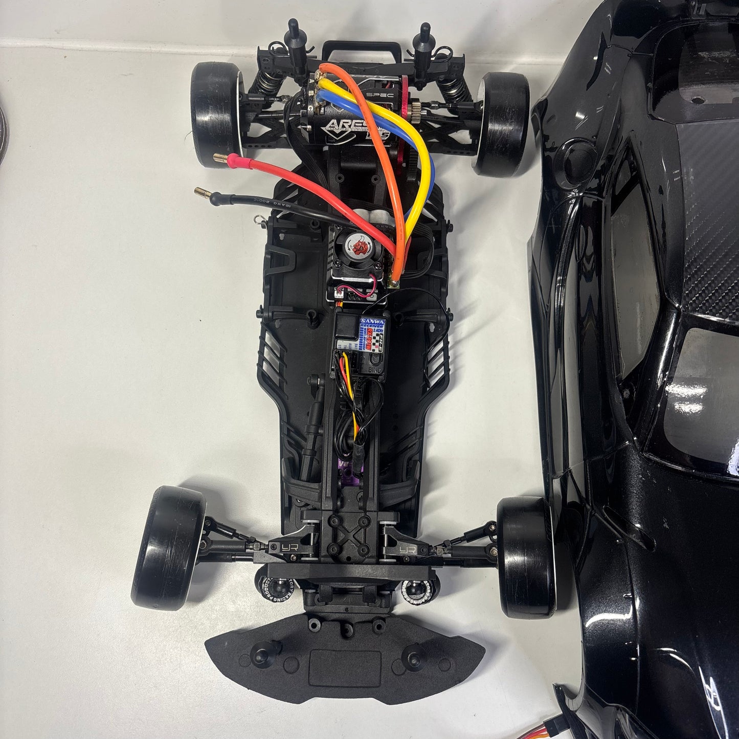 MST RMX 2.5 RWD Custom Built RTR Brushless Sensored Supra A90 Sanwa MX6