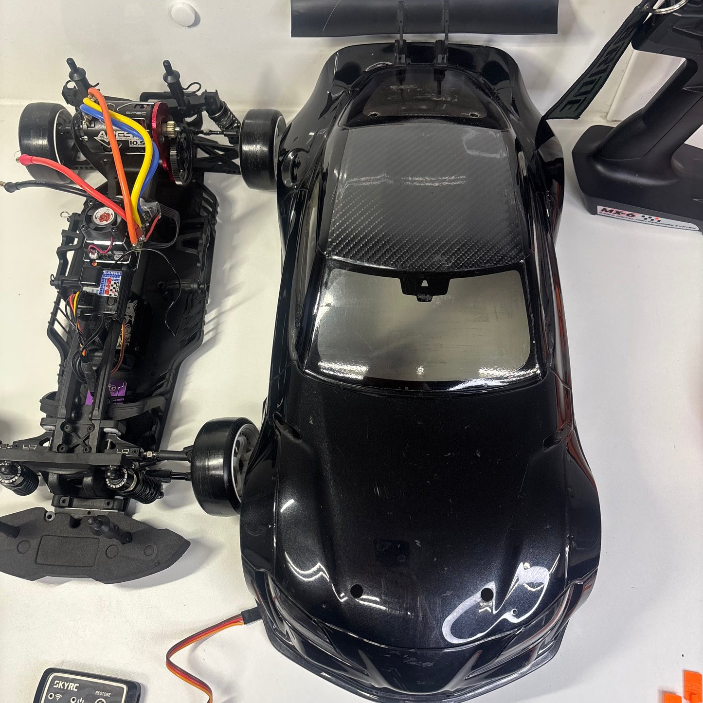 MST RMX 2.5 RWD Custom Built RTR Brushless Sensored Supra A90 Sanwa MX6