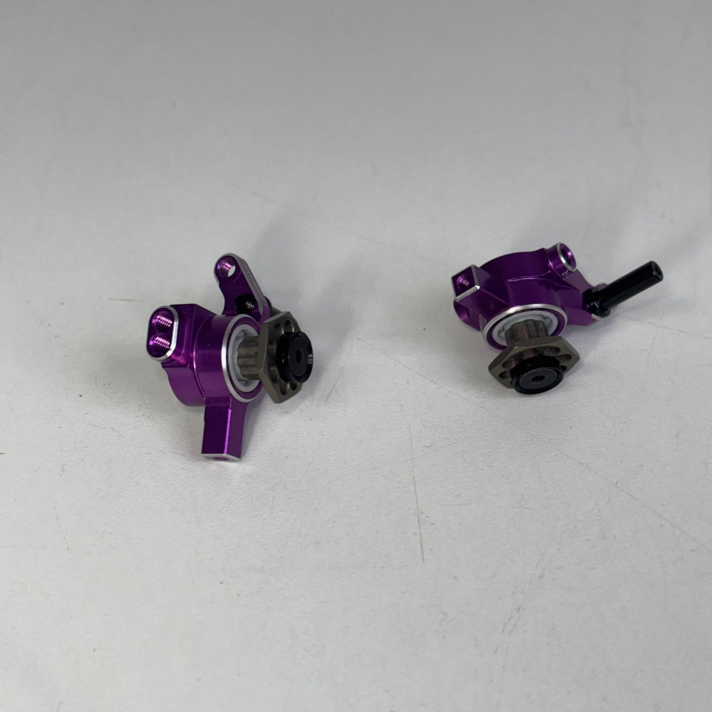 Shibata Purple Alloy Knuckles & Axles