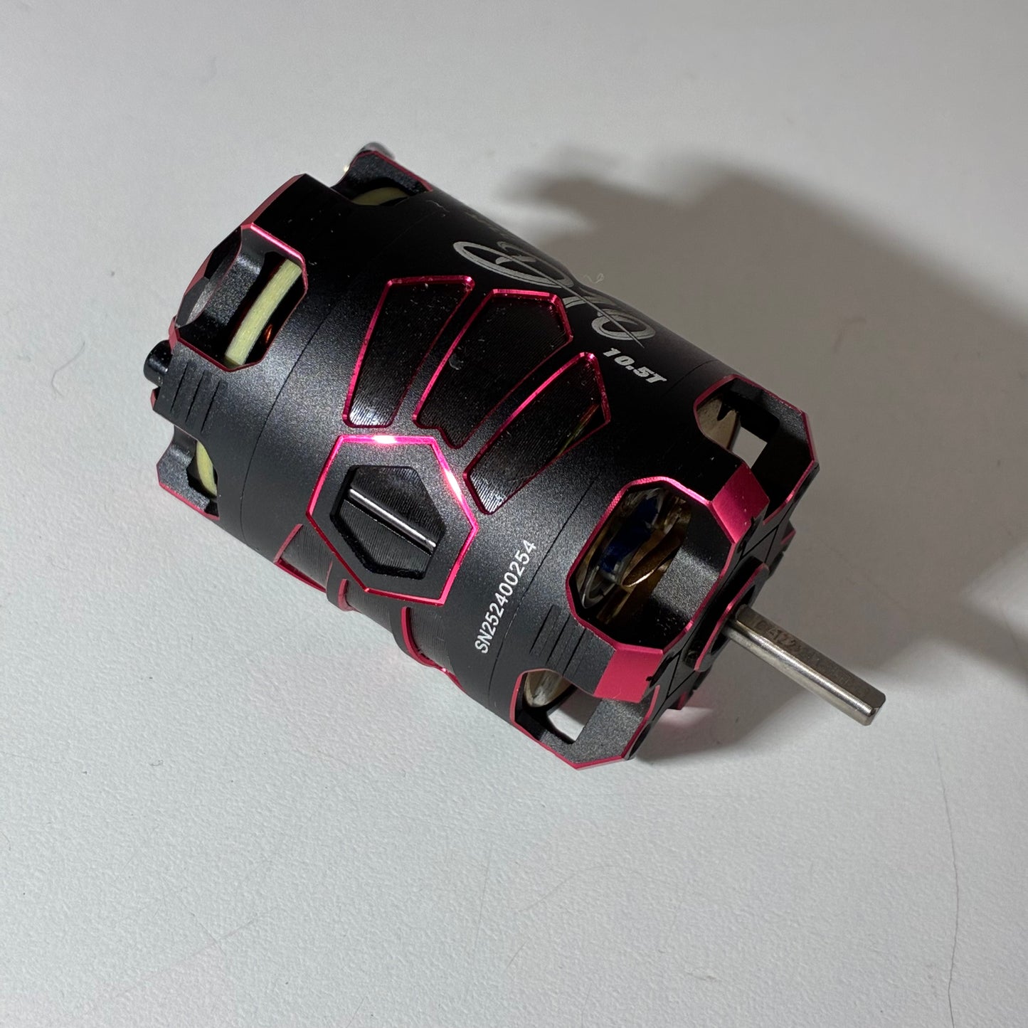 Hobbywing Xerun D10 10.5T Drift Brushless Motor Black Red With Internal Fan