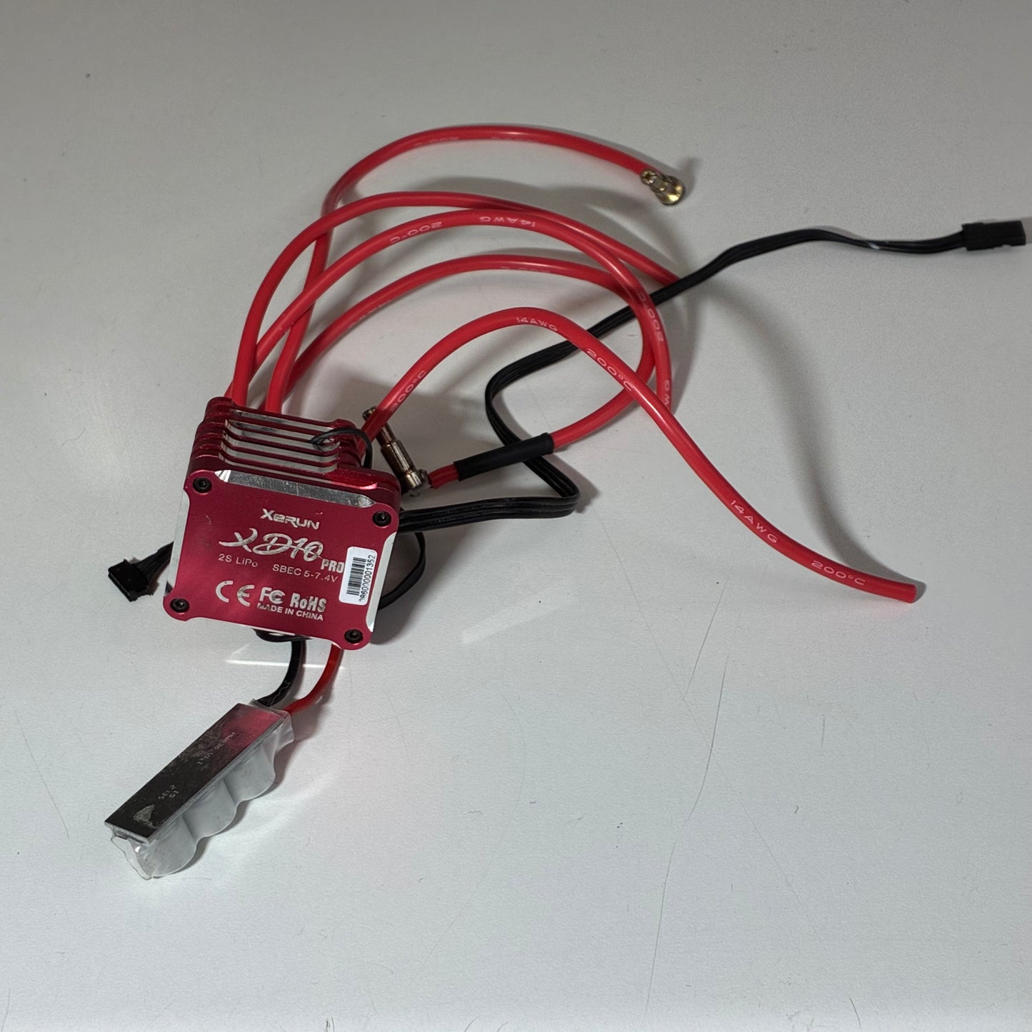 Hobbywing XD10 Pro Brushless 2S Alloy (RED WIRES) ESC
