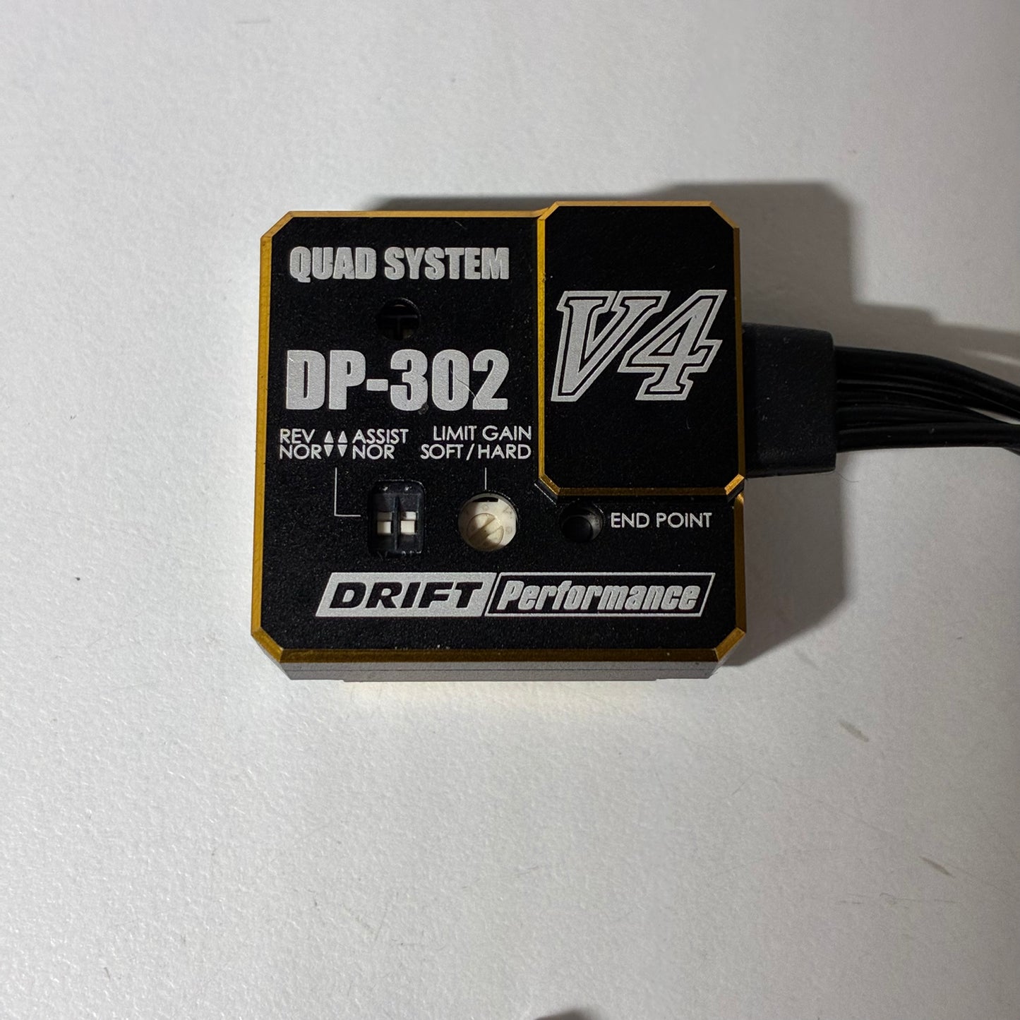 Yokomo DP-302 V4 Drift Steering Gyro Black Alloy