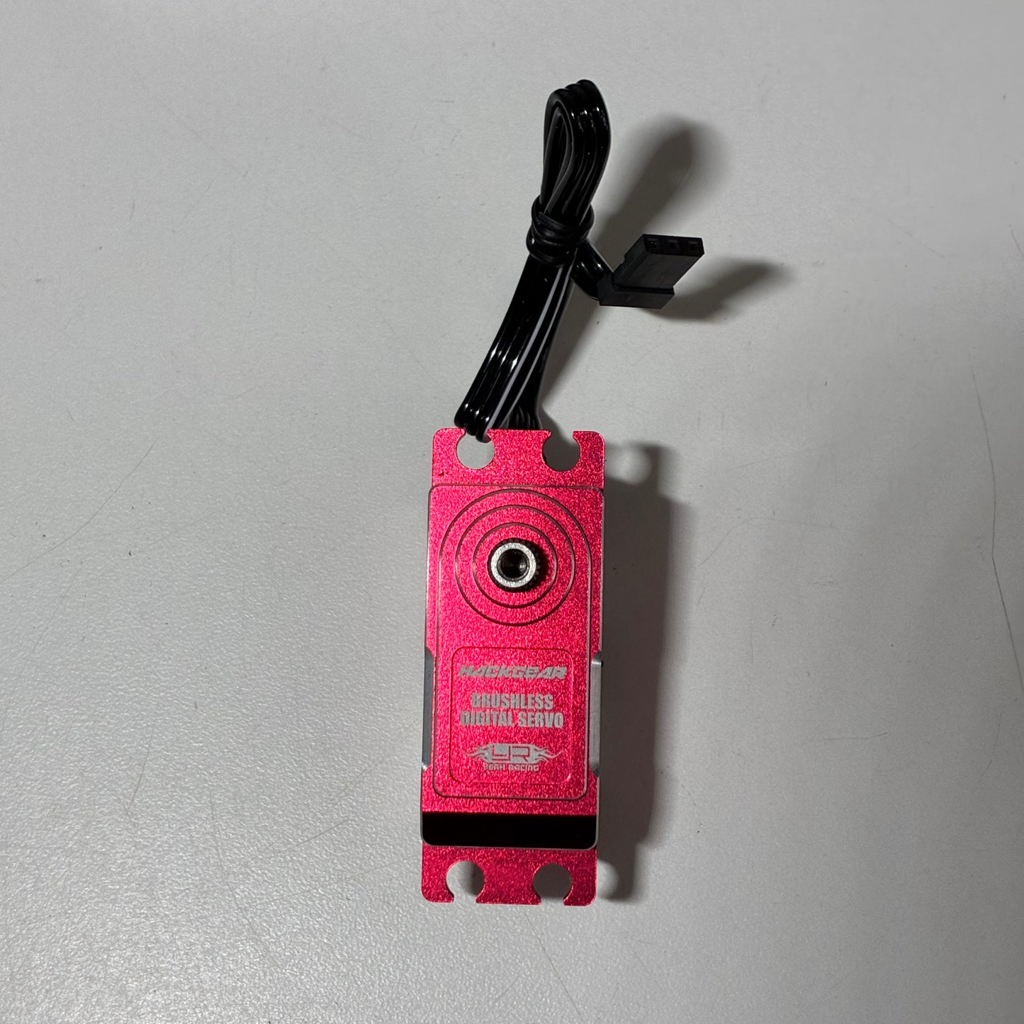 YE-0050RD Aluminium Case Hackgear Low Profile Digital High Speed Brushless Servo For 1/10 RC Red