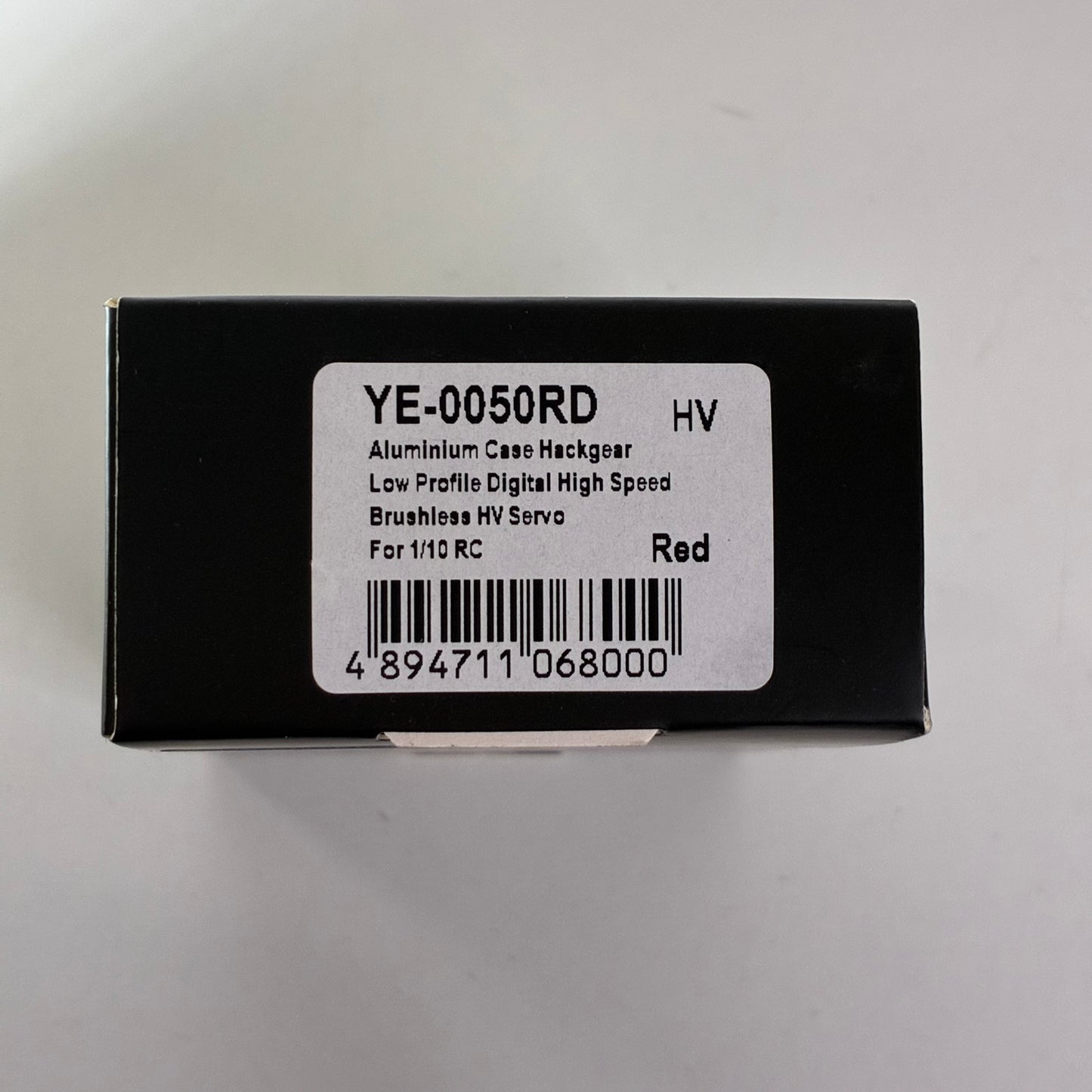 YE-0050RD Aluminium Case Hackgear Low Profile Digital High Speed Brushless Servo For 1/10 RC Red