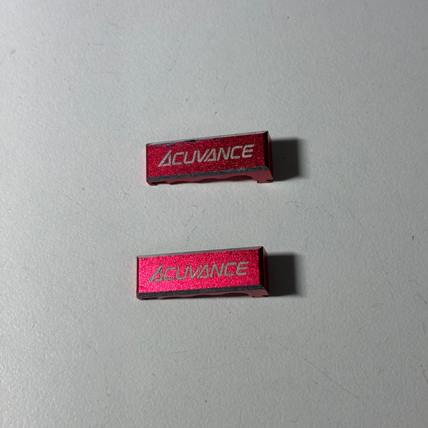 Acuvance Aluminum 12AWG Wire Clamp Holder Red Alloy
