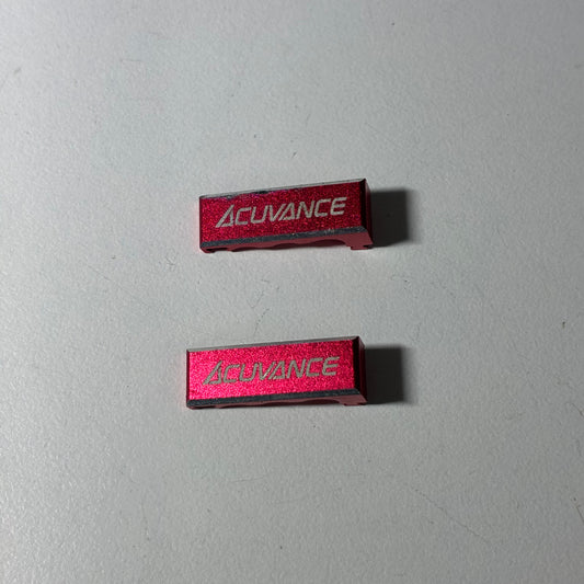 Acuvance Aluminum 12AWG Wire Clamp Holder Red Alloy