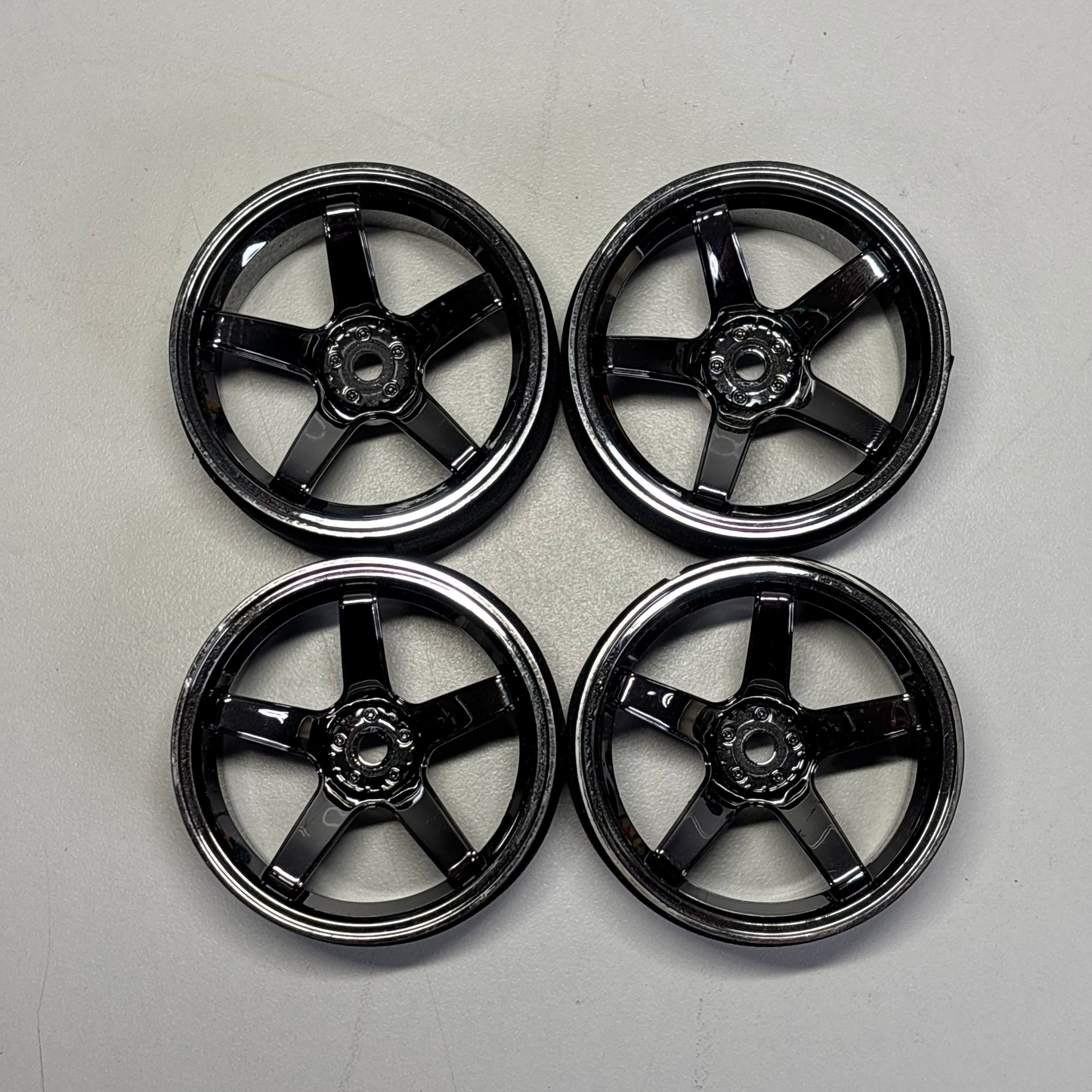 MST Dark Chrome 5 Spoke wheels Offset 8mm