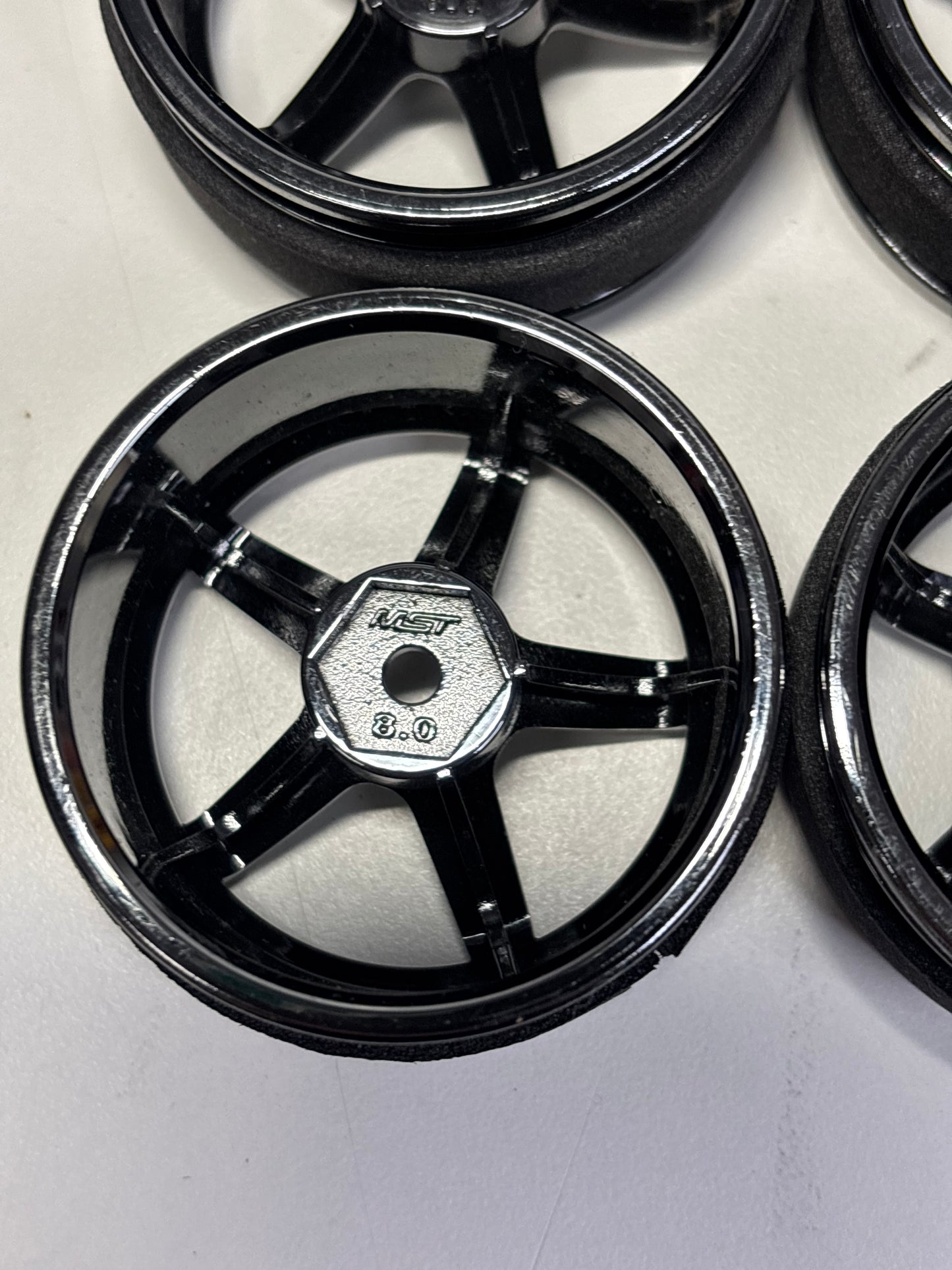 MST Dark Chrome 5 Spoke wheels Offset 8mm