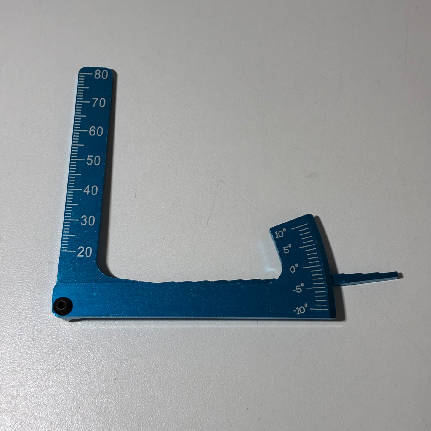 3-in-1 RC Car Camber Gauge and Height Ruler Blue