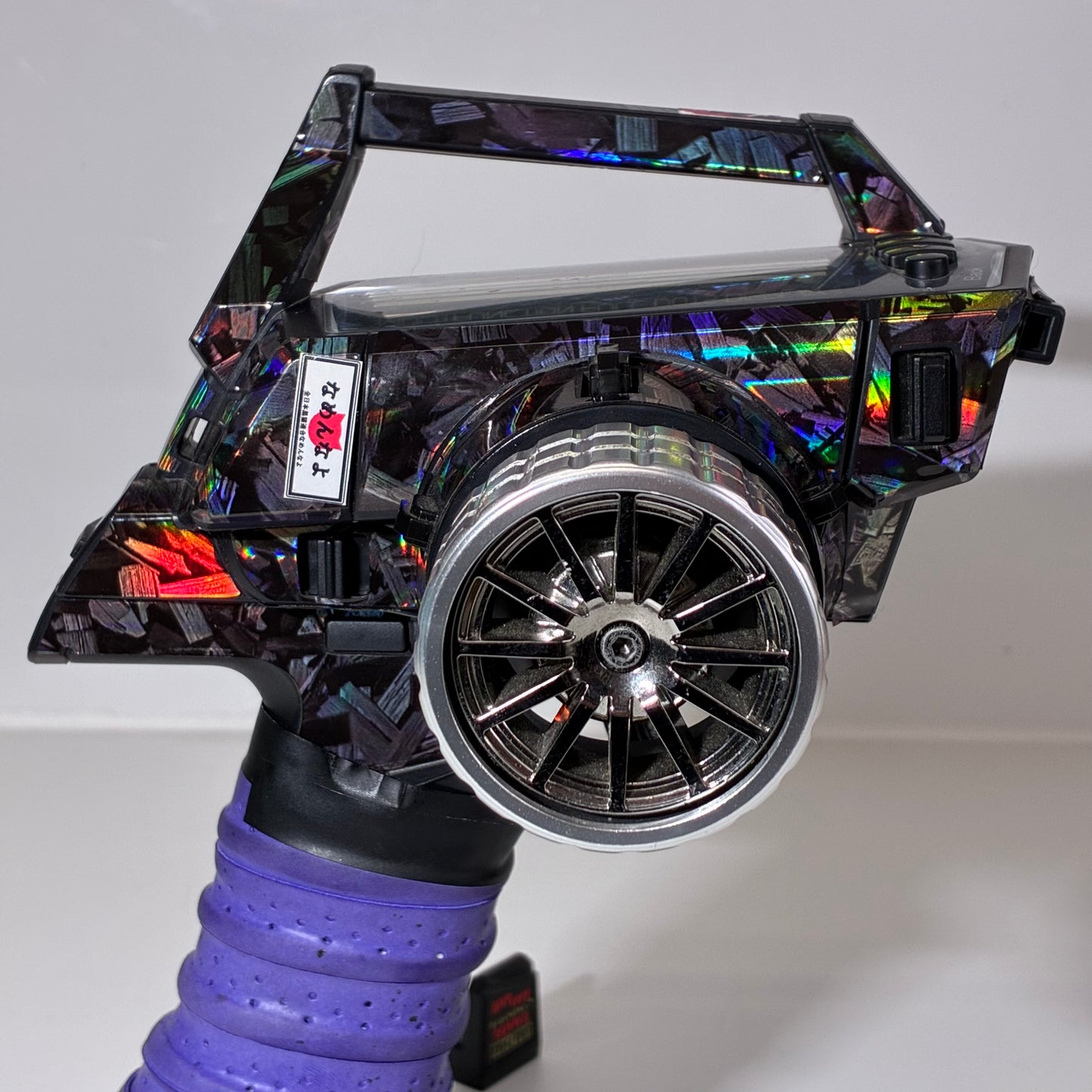Sanwa MTS 4-Channel Radio Transmitter With FH3 / FH4 Compatible Receiver Forged Carbon Wrap