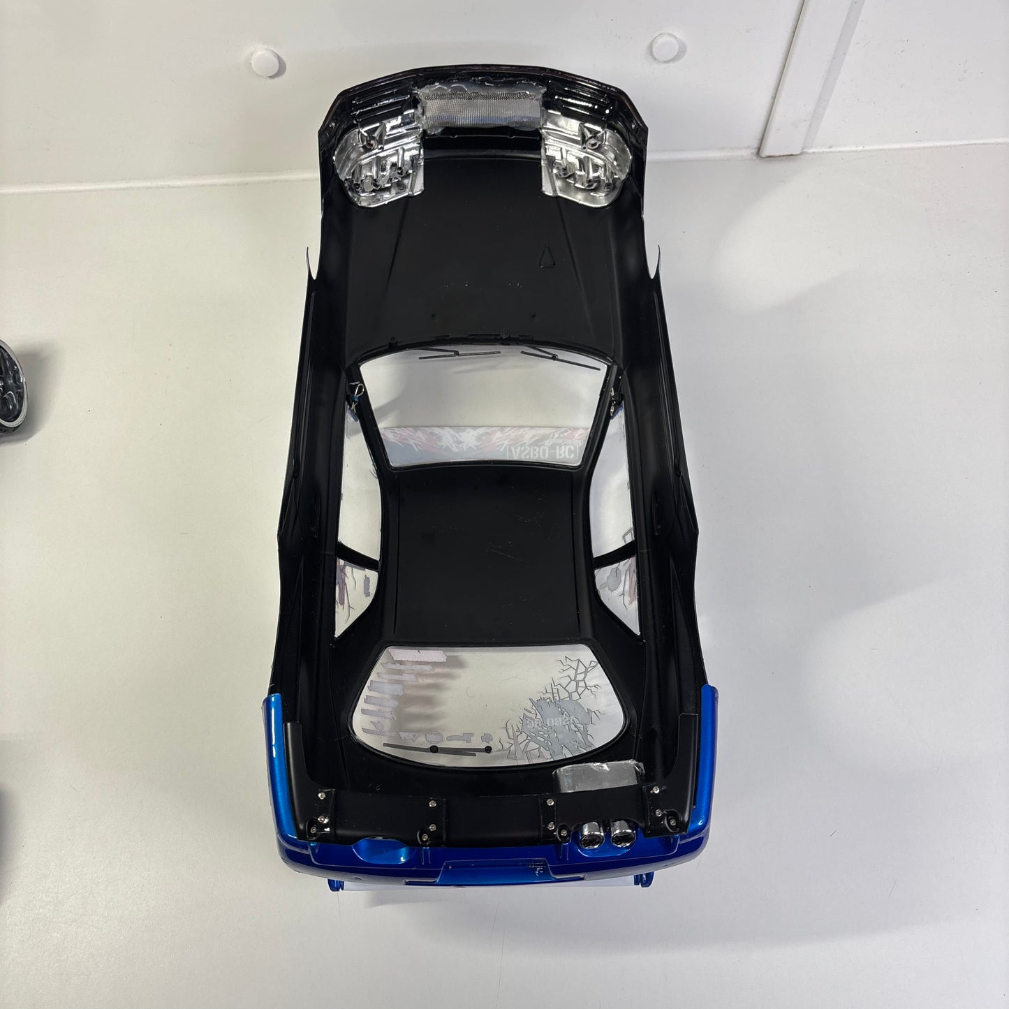 Killerbody Nissan R34 GTR Blue Asbo RC Bodyshell