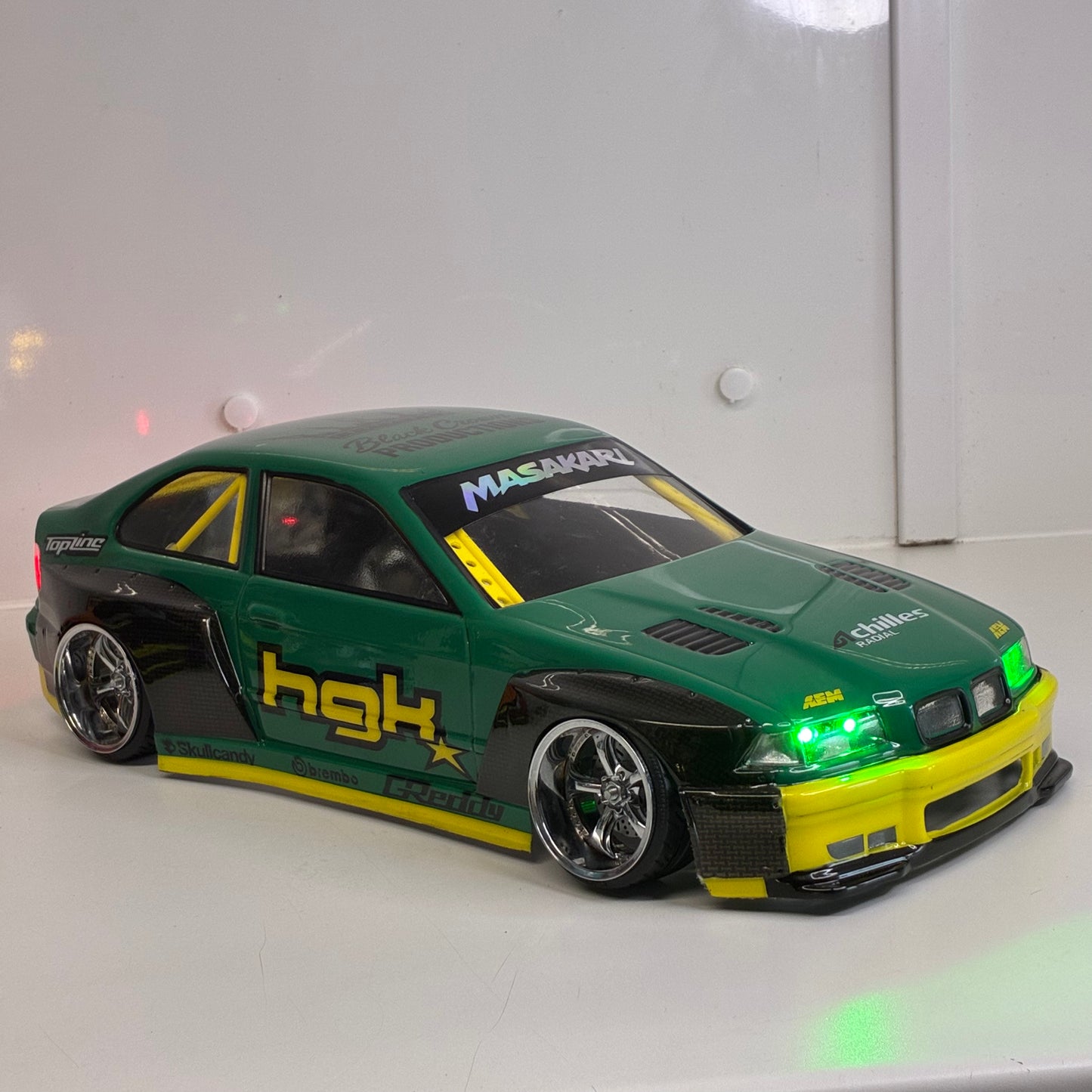 BMW E36 Compact Body Shell Carbon Arches HGK Cage & LED's
