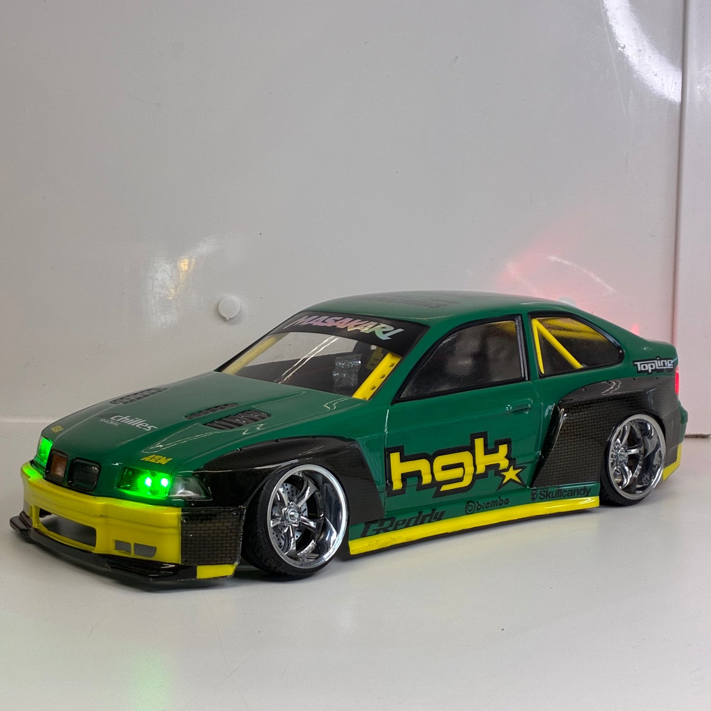 BMW E36 Compact Body Shell Carbon Arches HGK Cage & LED's