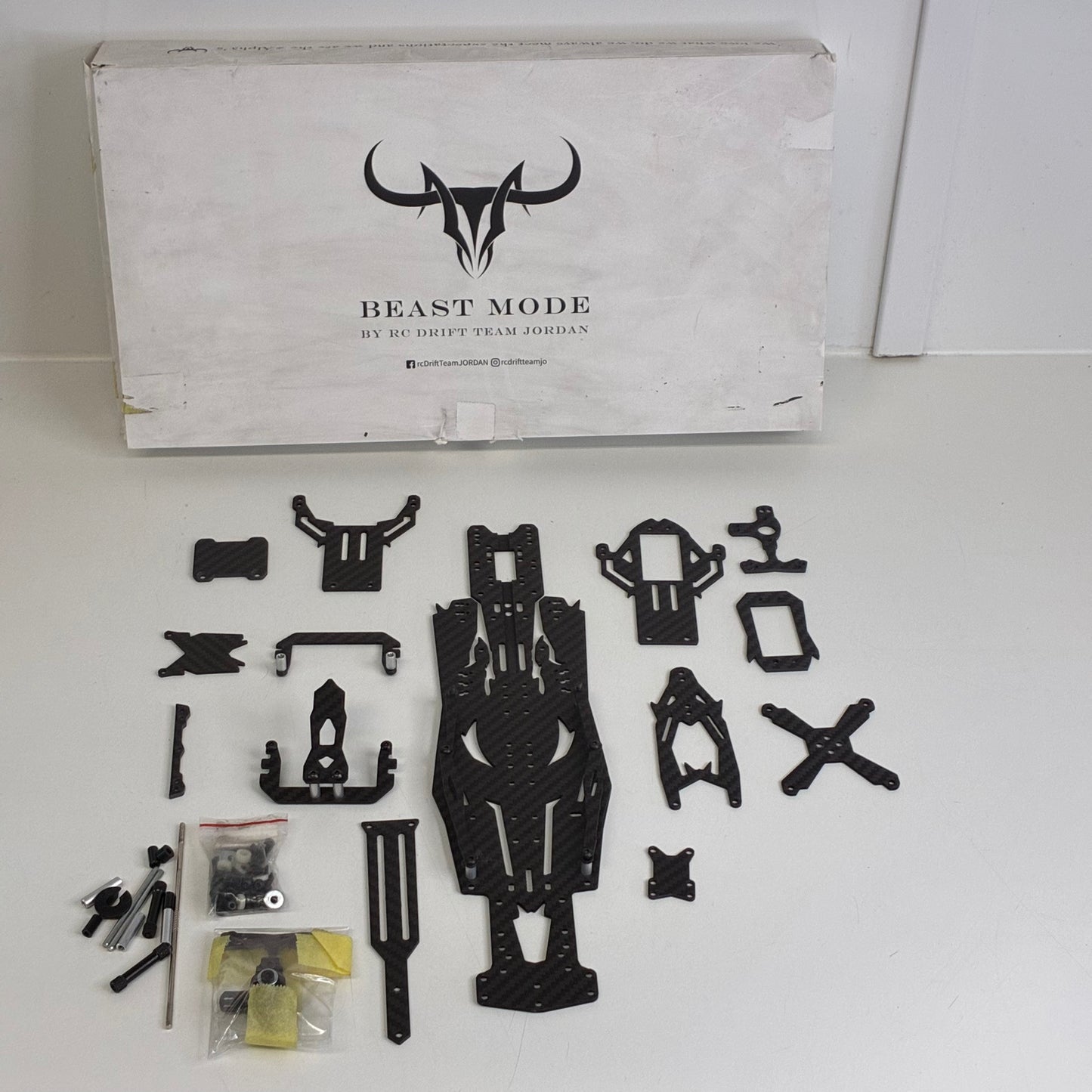 Beast Mode MCX Carbon Fibre Chassis Conversion Kit Reve D RDX
