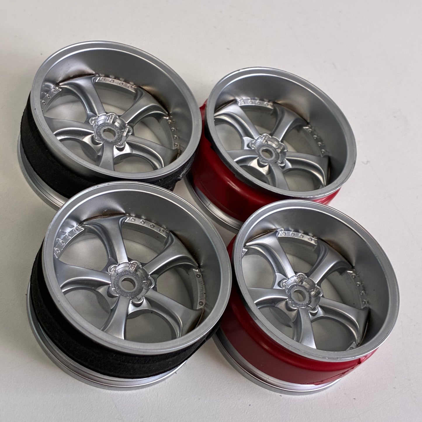 Overdose Work VS KF 7mm Offset Wheels Silver