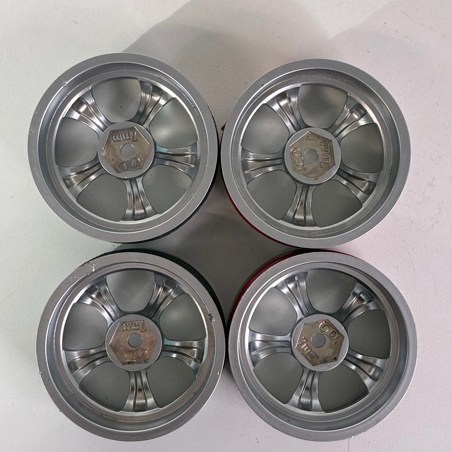 Overdose Work VS KF 7mm Offset Wheels Silver